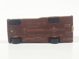 Vintage 1981 Hot Wheels Minitrek Tan Brown Die Cast Toy Car Vehicle Made in Hong Kong