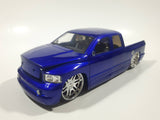 Jada Toys No. 50760-9 2003 Dodge Ram 1500 Pickup Truck Blue 1/24 Scale Die Cast Toy Car Vehicle Missing Parts