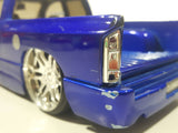 Jada Toys No. 50760-9 2003 Dodge Ram 1500 Pickup Truck Blue 1/24 Scale Die Cast Toy Car Vehicle Missing Parts