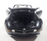 2000 Hot Wheels BMW Z8 Convertible Black 1/18 Scale Die Cast Toy Car Vehicle with Opening Hood and Doors Missing Mirrors