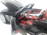 2000 Hot Wheels BMW Z8 Convertible Black 1/18 Scale Die Cast Toy Car Vehicle with Opening Hood and Doors Missing Mirrors