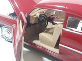 1949 Mercury Coupe Red 1/24 Scale Die Cast Toy Car Vehicle