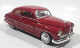 1949 Mercury Coupe Red 1/24 Scale Die Cast Toy Car Vehicle