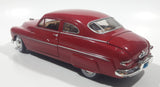 1949 Mercury Coupe Red 1/24 Scale Die Cast Toy Car Vehicle