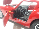 Burago 1962 Ferrari 250 GTO Red 1/24 Scale Die Cast Toy Car Vehicle With Opening Doors and Hood Made in Italy