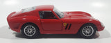 Burago 1962 Ferrari 250 GTO Red 1/24 Scale Die Cast Toy Car Vehicle With Opening Doors and Hood Made in Italy