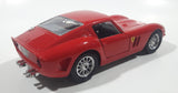 Burago 1962 Ferrari 250 GTO Red 1/24 Scale Die Cast Toy Car Vehicle With Opening Doors and Hood Made in Italy