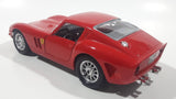 Burago 1962 Ferrari 250 GTO Red 1/24 Scale Die Cast Toy Car Vehicle With Opening Doors and Hood Made in Italy