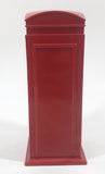 British London, England Red Metal Phone Box Telephone Booth Coin Bank No Plug