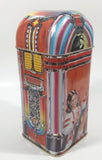 Churchill's Bill Haley & His Comets Rock Around The Clock Jukebox Music Themed 7" Tall Embossed Tin Metal Coin Bank