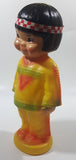 Vintage 1960s Regal Canada Kimmie Native Aboriginal Girl 10" Tall Plastic Coin Bank