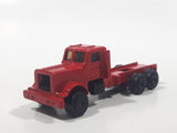 Unknown Brand Semi Tractor Truck Red Die Cast Toy Car Vehicle