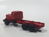 Unknown Brand Semi Tractor Truck Red Die Cast Toy Car Vehicle