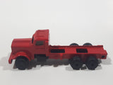 Unknown Brand Semi Tractor Truck Red Die Cast Toy Car Vehicle