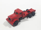 Unknown Brand Semi Tractor Truck Red Die Cast Toy Car Vehicle
