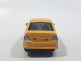 Unknown Brand C4 Sedan Yellow Die Cast Toy Car Vehicle