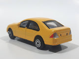 Unknown Brand C4 Sedan Yellow Die Cast Toy Car Vehicle