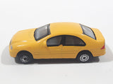 Unknown Brand C4 Sedan Yellow Die Cast Toy Car Vehicle