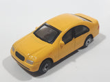 Unknown Brand C4 Sedan Yellow Die Cast Toy Car Vehicle