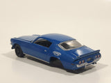 2020 Greenlight Collectibles Detroit Speed Inc. Series 1 1970 Chevrolet Camaro Blue Die Cast Toy Car Vehicle with Opening Hood Missing Rear Wheels