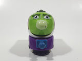 2010 Ludorum Learning Curve Chuggington Koko Train Engine Locomotive White Green Purple Die Cast Toy Vehicle