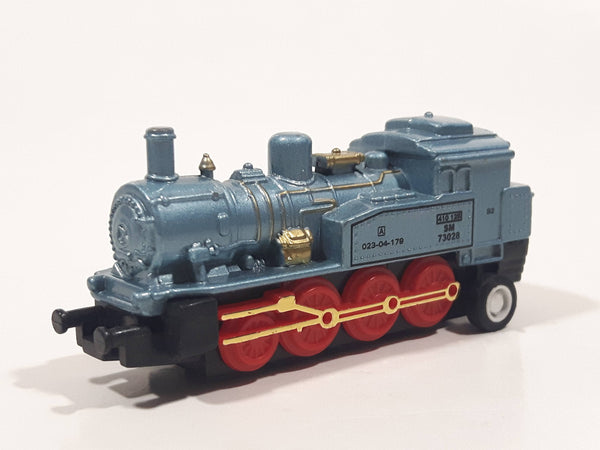 2000 Soma Train Engine Locomotive Pullback Motorized Friction Die Cast Toy Railroad Vehicle