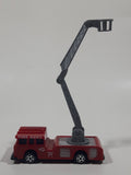 Unknown Brand Fire Truck Red Plastic Die Cast Toy Car Vehicle