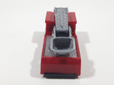 Unknown Brand Fire Truck Red Plastic Die Cast Toy Car Vehicle