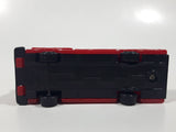 Unknown Brand Fire Truck Red Plastic Die Cast Toy Car Vehicle