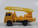 Maisto Yellow Ladder Service Truck Yellow Die Cast Toy Car Construction Equipment Machinery Vehicle