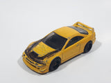 2016 Hot Wheels Night Burnerz Custom '01 Acura Integra GSR Dark Yellow Die Cast Toy Car Vehicle