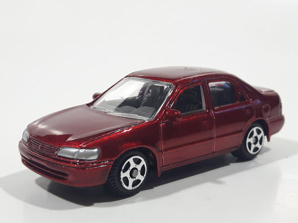 Motor Max No. 6014 Toyota Corolla Red Die Cast Toy Car Vehicle