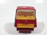 Vintage Tonka Semi Tractor Truck Red and Yellow Pressed Steel Die Cast Toy Car Vehicle