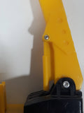 Vintage Tonka Picker Crane Utility Truck Yellow Pressed Steel and Plastic Die Cast Toy Car Vehicle Made in Hong Kong