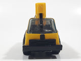 Vintage Tonka Picker Crane Utility Truck Yellow Pressed Steel and Plastic Die Cast Toy Car Vehicle Made in Hong Kong