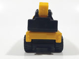 Vintage Tonka Picker Crane Utility Truck Yellow Pressed Steel and Plastic Die Cast Toy Car Vehicle Made in Hong Kong