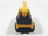 Vintage Tonka Picker Crane Utility Truck Yellow Pressed Steel and Plastic Die Cast Toy Car Vehicle Made in Hong Kong