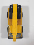 Vintage Tonka Picker Crane Utility Truck Yellow Pressed Steel and Plastic Die Cast Toy Car Vehicle Made in Hong Kong
