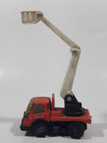 Vintage Tonka Picker Bucket Utility Truck Orange Pressed Steel and Plastic Die Cast Toy Car Vehicle Made in Hong Kong