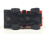 Vintage Tonka Picker Bucket Utility Truck Orange Pressed Steel and Plastic Die Cast Toy Car Vehicle Made in Hong Kong