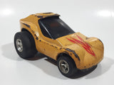 Vintage Tonka Dragster Yellow with Flames Pressed Steel Die Cast Toy Car Vehicle Made in Japan