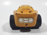 Vintage Tonka Dragster Yellow with Flames Pressed Steel Die Cast Toy Car Vehicle Made in Japan