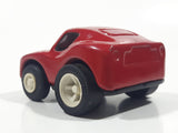 Vintage Tonka Minis Wide Body Stubby Red Pressed Steel Die Cast Toy Car Vehicle Made in Japan