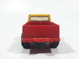 Vintage 1978 Tonka Pickup Truck Red and Yellow Plastic Pressed Steel Die Cast Toy Car Vehicle