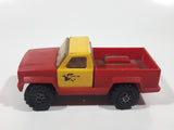 Vintage 1978 Tonka Pickup Truck Red and Yellow Plastic Pressed Steel Die Cast Toy Car Vehicle