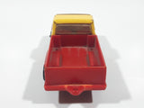 Vintage 1978 Tonka Pickup Truck Red and Yellow Plastic Pressed Steel Die Cast Toy Car Vehicle
