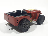 Vintage Tonka 810094 Jeep Brown Pressed Steel Die Cast Toy Car Vehicle