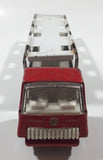 Vintage Tonka Auto Transport Car Carrier Truck Red and White Pressed Steel Die Cast Toy Car Vehicle