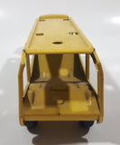 Vintage Tonka Auto Transport Car Carrier Truck Yellow Pressed Steel Die Cast Toy Car Vehicle