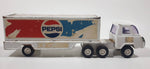 Vintage Buddy L Pepsi Semi Transport Truck White Pressed Steel Die Cast Toy Car Vehicle